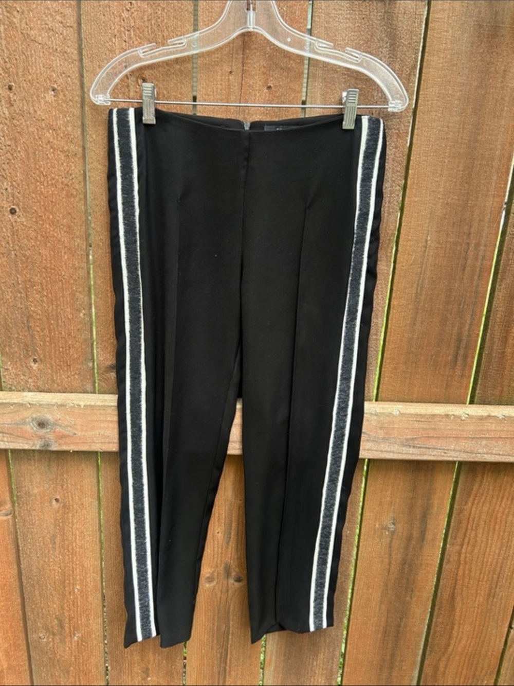 DREW Pants Isabella Striped Black Pants